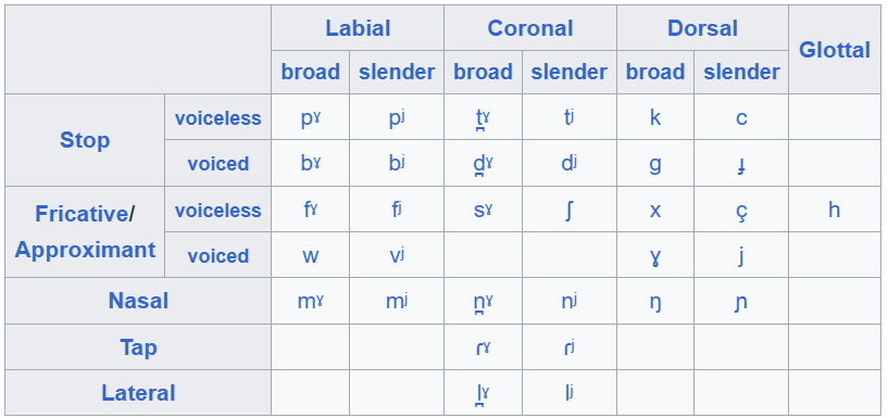 Silent letters and consonant pairs in Irish | Lingoblog